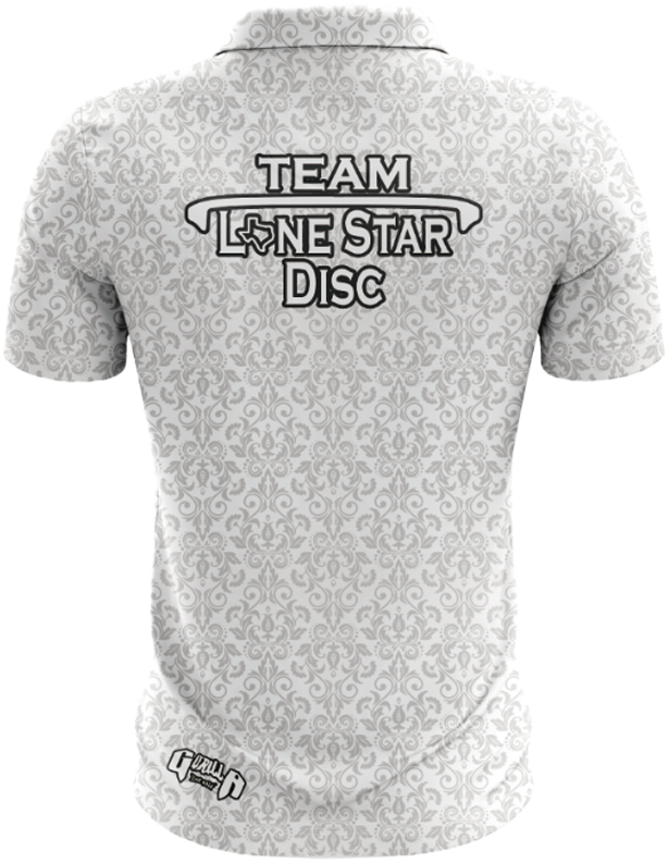 Lone Star Disc Paisley Athletic Polo